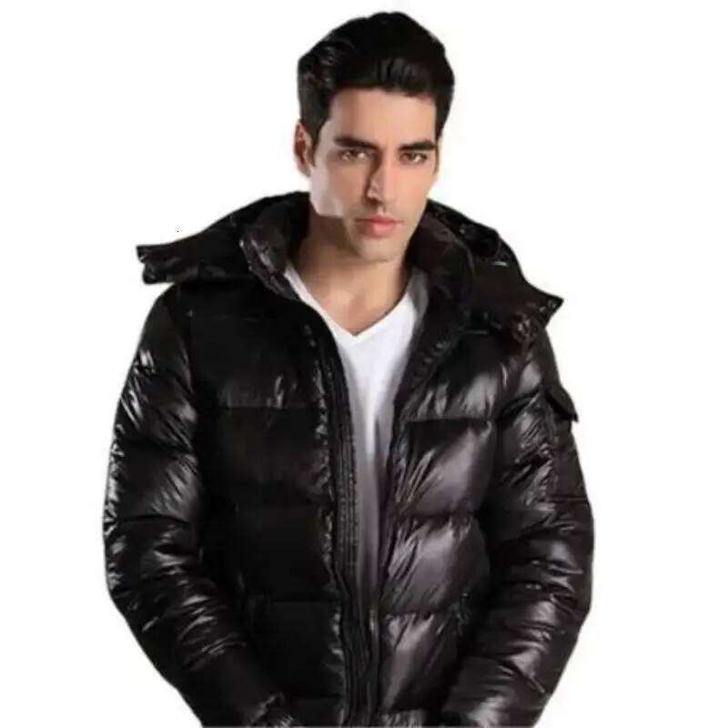 Eternal Classic Hooded Coat for Men and Women, Detachable Hat, White Duck Down Fill, Warm Casual Coat, Winter