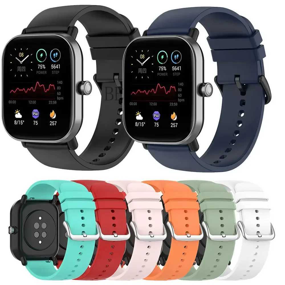 20mm WatchBand Strap For Amazfit GTS 4 2 Mini Smart Silicone Wristband For Huami Amazfit GTS 3 2 GTR 4 3 2 Bracelet Watchstrap W250811