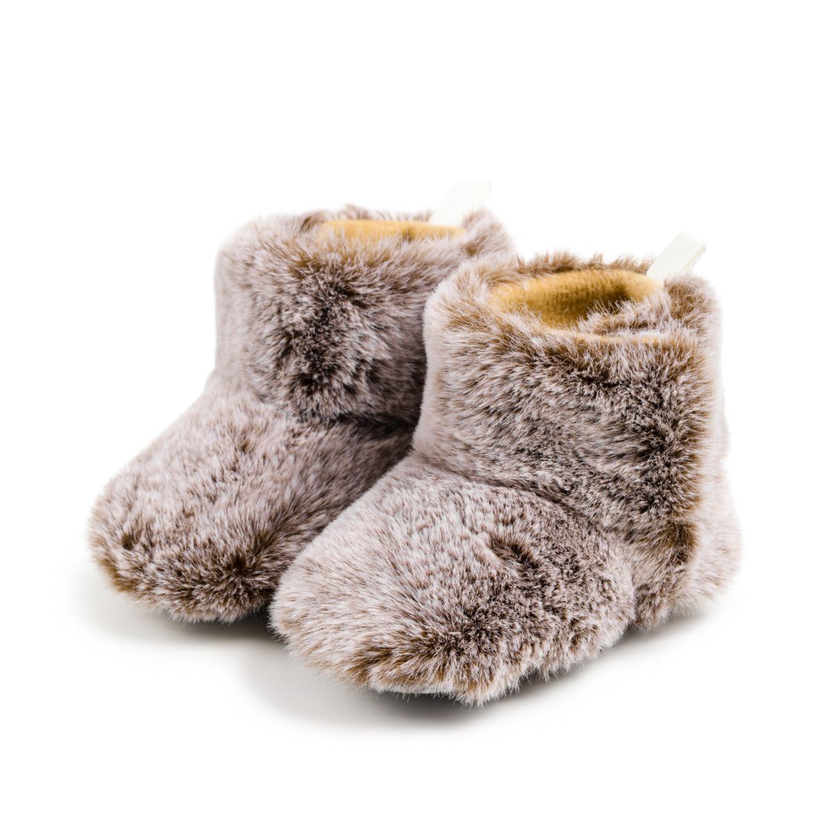 Baby Booties Newborn Infant Boy Girl Non-Slip Soft Sole Crib Shoes cutefeet Toddler Plush Fluff Winter Warm Prewalker Boots