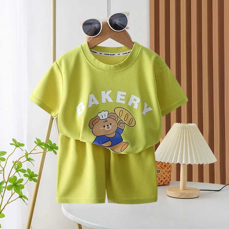 Short Sleeve Shorts Outfits 1 2 3 4 Years Old CHIld Clothing Set Print T-shirt+Shorts Casual Fashion Tops Shorts Two Piece Z250811