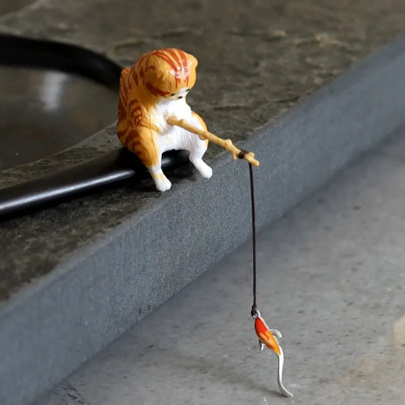 Cute Hairpin Cat Fishing - Sandalwood Hair Accessories Women Gift 250807