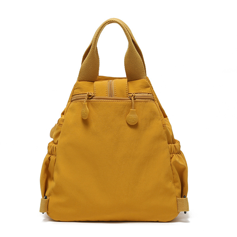Multifunctional Women's New Lightweight Waterproof Nylon Cloth Travel Small Backpack Commuting Crossbody Chest Bag ddmymoon