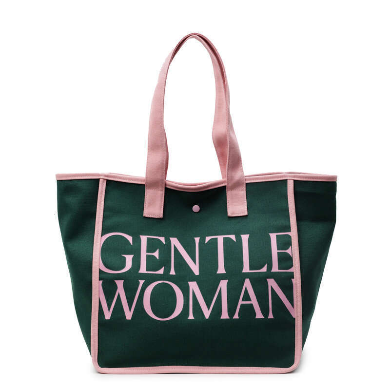 Designer Bags Tote Korean Style Casual Versatile Lazy Large Capacity Canvas Bag Artistic Fashion Print Simple Handbag