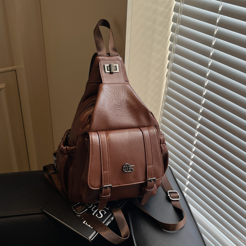 Casual Travel Multifunctional Small Backpack for Women 2025 New Trendy Fashion Outdoor Multi-Pocket Chest Crossbody Bag ddmymoon