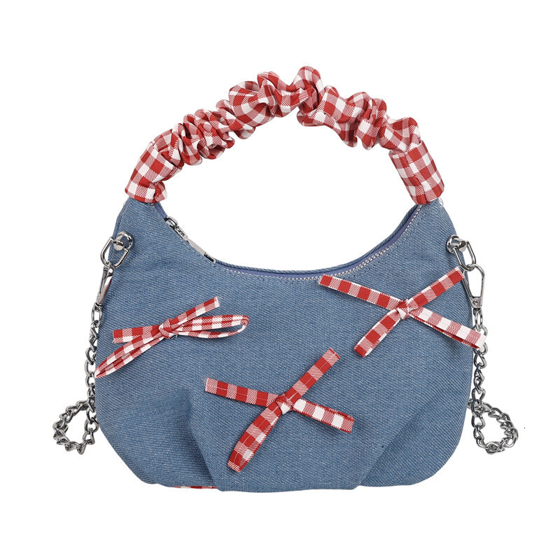 2025 Autumn New Niche Design Bow Pleated Handbag Fashionable Women's Shoulder Bag Cloud Bag Women's Crossbody Bag Armpit Bag Autumn New Desi