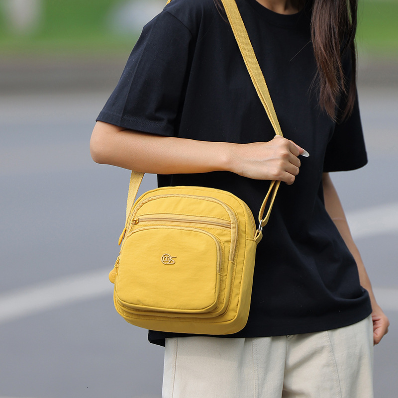 Multi-layer Large Capacity Crossbody for Women, New Lightweight Water-resistant Nylon Bag, Casual Travel Shoulder Bag ddmymoon