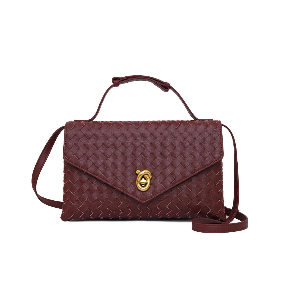 2025 Spring/Summer New Niche Design Women's BV Woven Clutch Evening Bag
