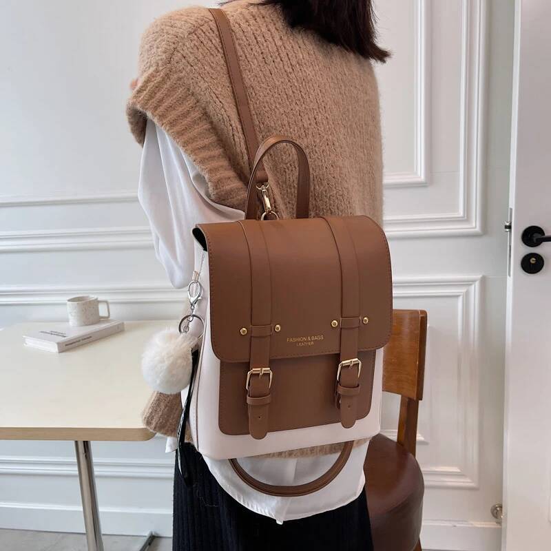 Fashion Women Backpack Female High Quality Leather Small Book School Bags for Teenage Girls Sac A Dos Travel Rucksack Mochilas high-quality