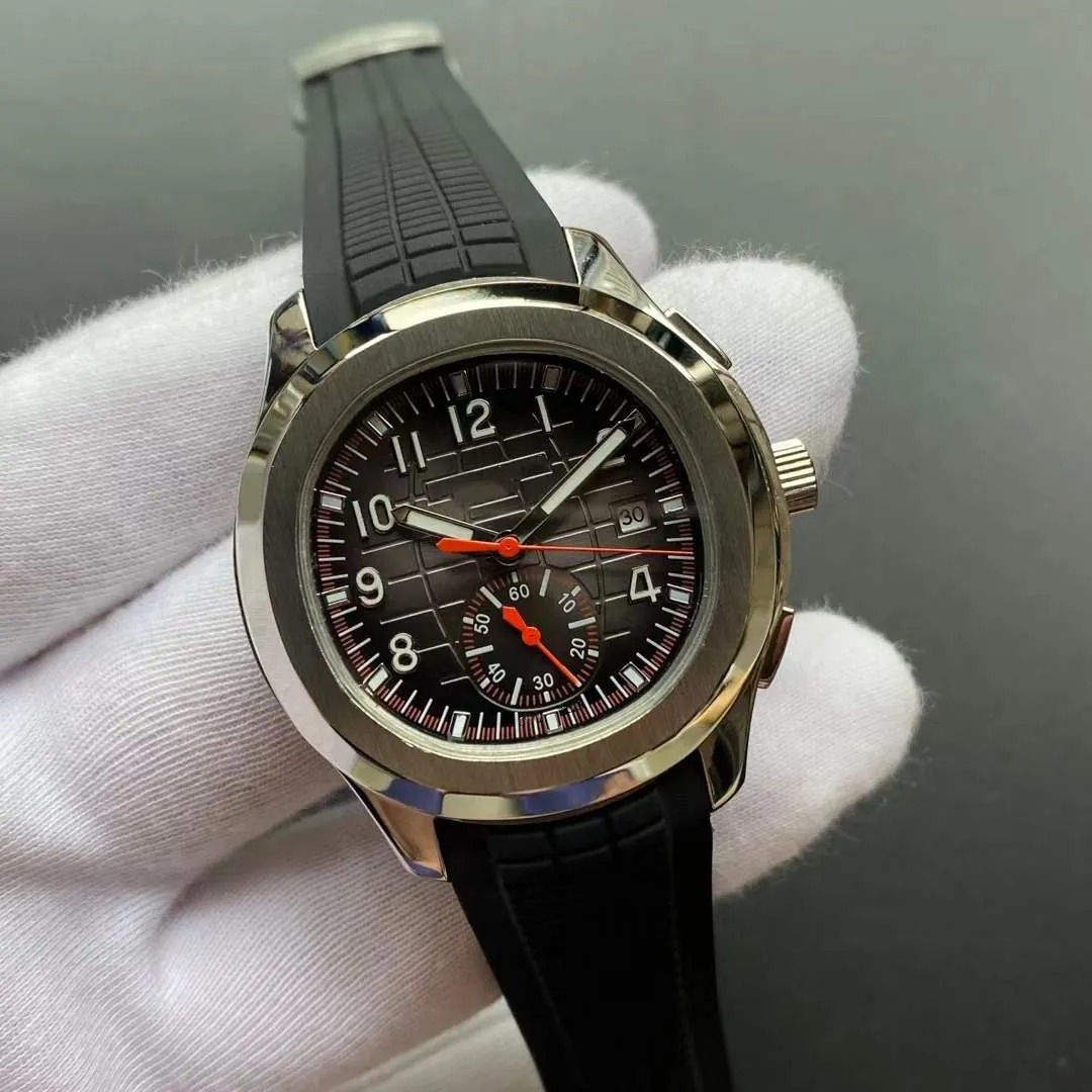 New Watch 5968A watches men Grenade Automatic Mechanical Movement Rubber Strap Watch 42mm waterproof Fashion Business Watch Christmas gift