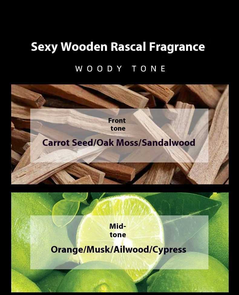 Brand Perfume Sandalwood Men Perfume Spray Flirting Pheromone Long Lasting Musk Citrus Light Fragrance Vibrant Gentman Gift XJ250811