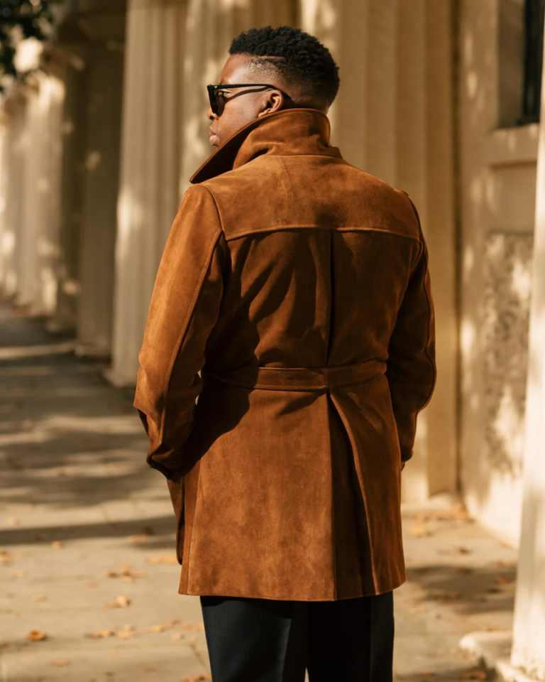 Casual Customized Men Jacket Clothes Notched Lapel Single Breasted Jacket Fit Male Fashion Business Party Show Wear One Piece