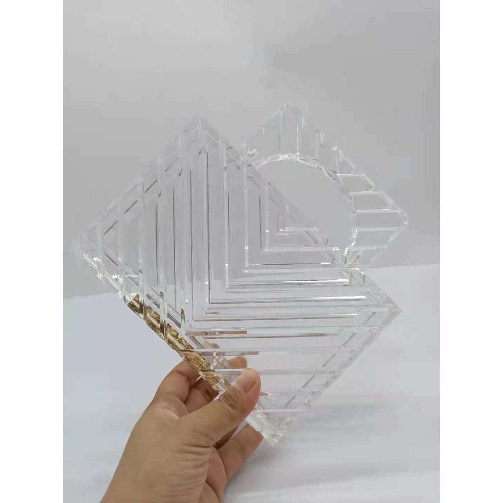 New Transparent Fashion Trend Handheld Acrylic Simple Evening Bag Clutch for Women