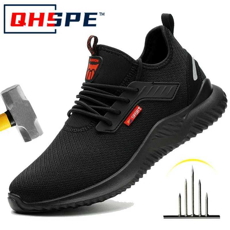 2023 Work Sneakers Steel Toe Shoes Men Safety Shoes Puncture-Proof Work Shoes Boots Fashion Indestructible Footwear Security W250811