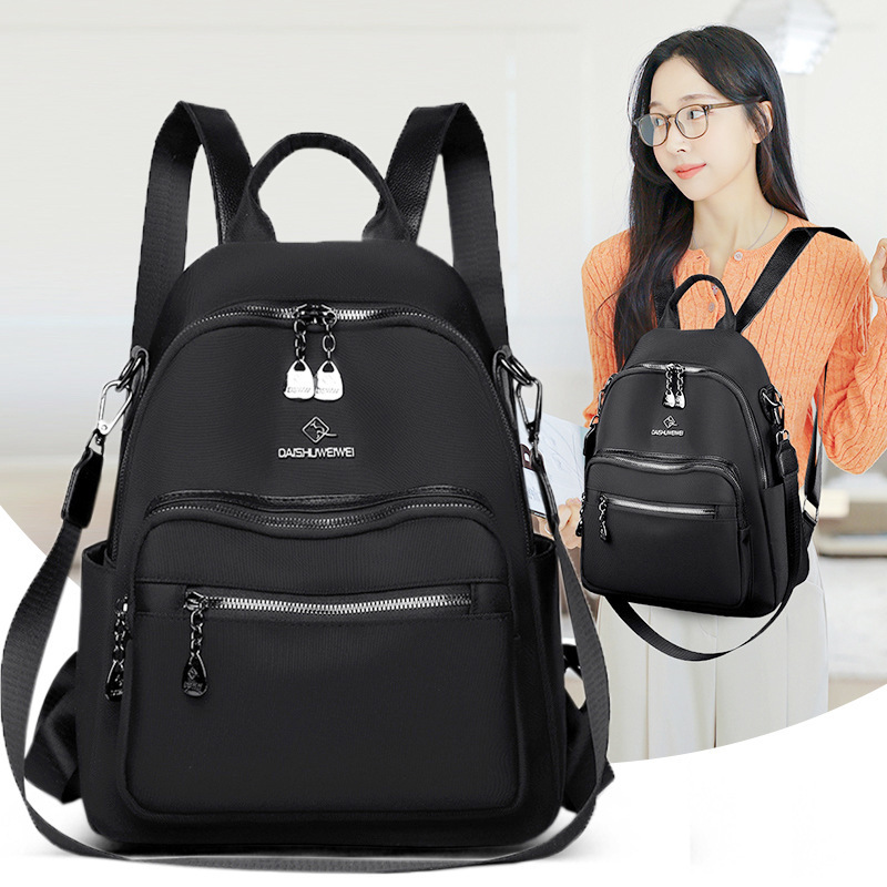 Lightweight Oxford Cloth for Women, New Trendy Versatile Large Capacity Student School Bag, Outdoor Travel Backpack ddmymoon