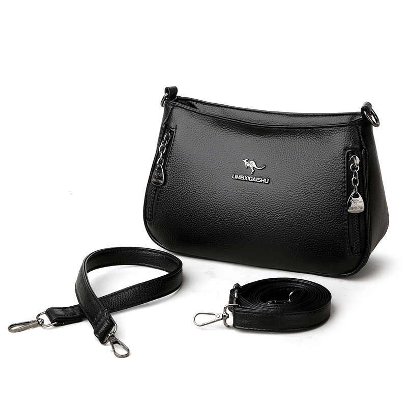 2025 New Trendy Simple Commuter Soft Leather Women's for Middle-aged Moms, Large Capacity Single Shoulder Crossbody Bag ddmymoon