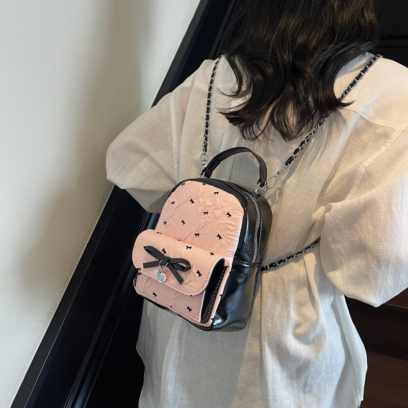 This Year's Trendy Bags for Women Summer Versatile 2025 New Double Shoulder Backpack Korean Style Casual Handheld Small Square Bag ddmymoon