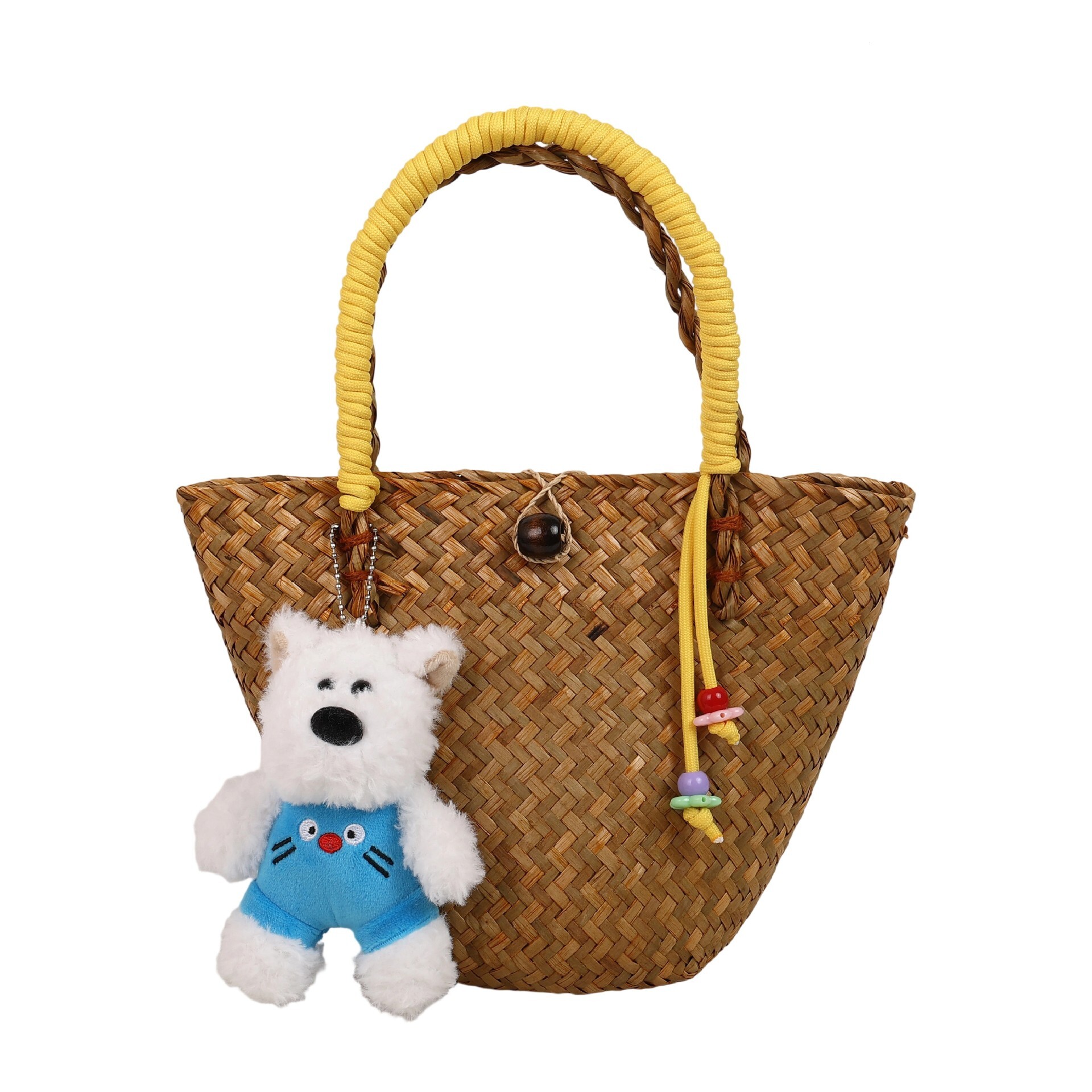 Western Style Simple Casual Trendy Straw Bag 2025 Summer New Niche Design Women's Unique Handbag ddmymoon