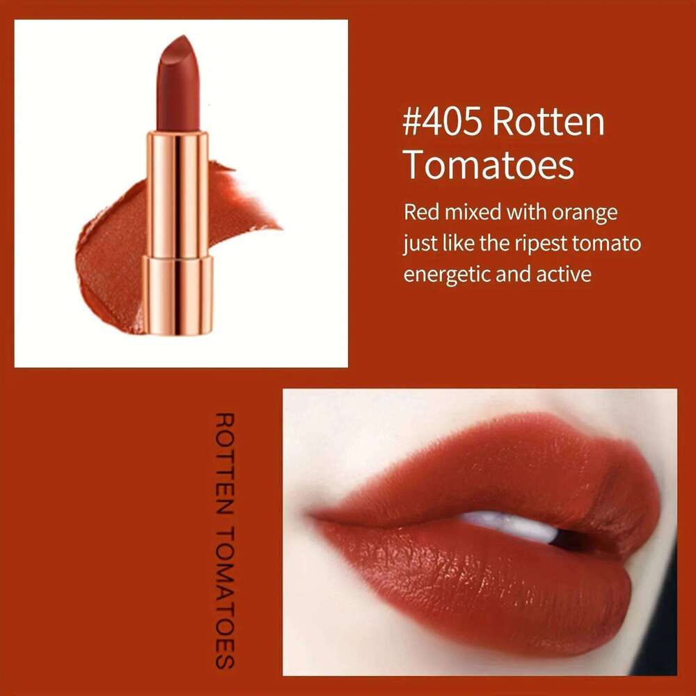Long Lasting Mat Finish Lips Paints w/Retracting Pencil Design Packaged Inside Stylish Accessories