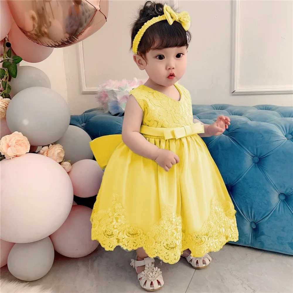 Fairy Party Kids Dress Summer Lace Vintage Casual Dance Wear Stage Show Baby Flower Girl Dress Kids Clothes Childrens Clothing W250811