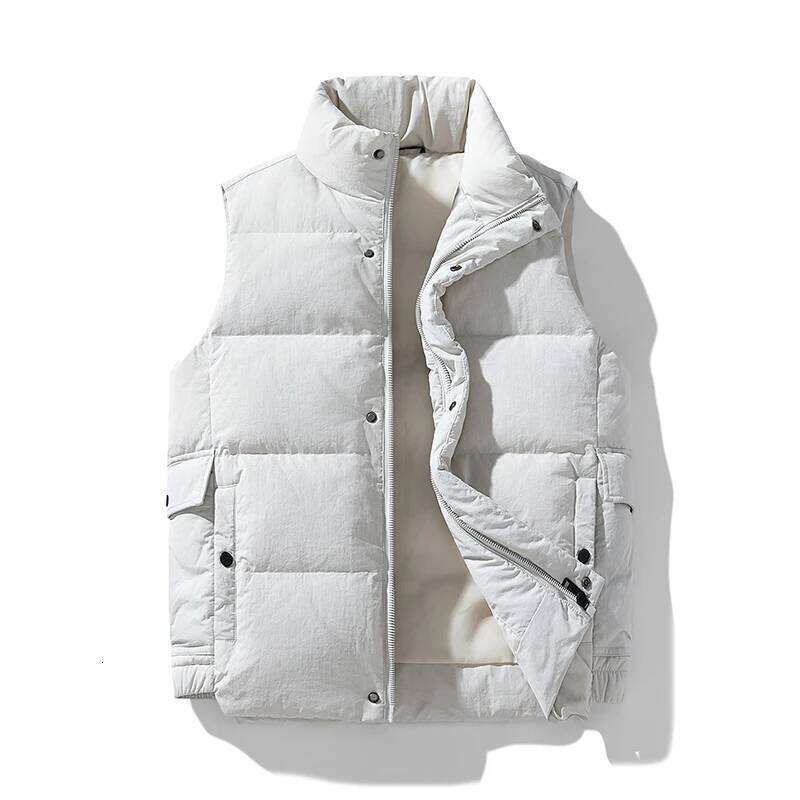 Lightweight Thick Sleeveless Coat Winter Warm Padded Waistcoat Male Clothe High Quality Duck Down Jacket Men Causal Fashion Vest