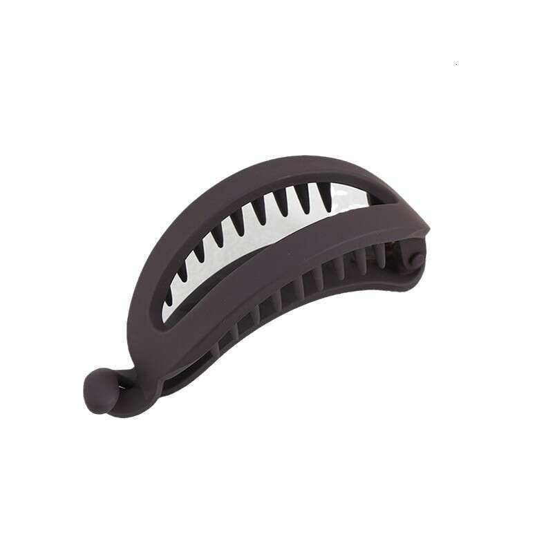 Minimalist Matte Ponytail Horizontal Hairpin Back of Head Accessory for Women Korean Style Elegant Twist Fashion Hair Clip