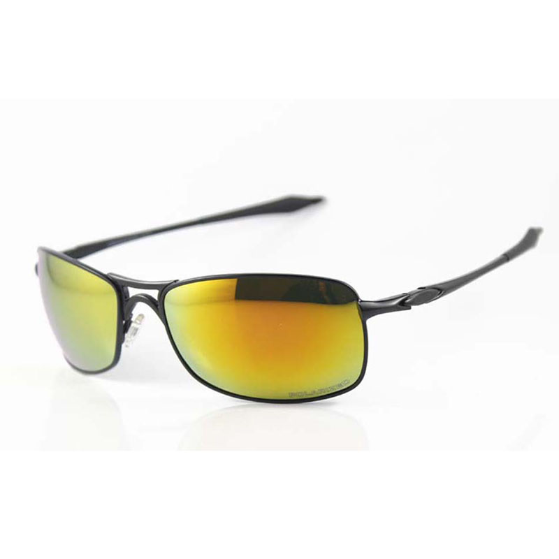 Crosshair 2.0 Sunglasses Mens Designer Rectangle OO4044 Metal Black Frames Glasses Ladys Fashion Fire Lens Eyewear 64mm Polarized