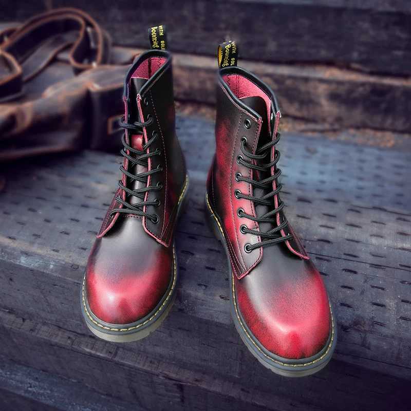 Fashion Mens Boots British Style High Top Casual Sneakers Men Luxury Designer Work Shoes Outdoor Anti-slip Motorcycle Boots Mal W250811