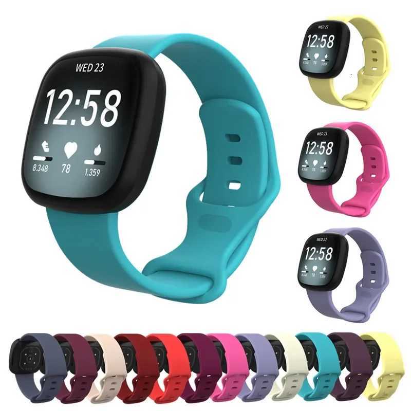 Watch Band for Fitbit Versa 3 4 Strap Sport Silicone Wristband Replacement Belt for Fitbit Sense 2 Smart Watch Bracelet Correa W250811
