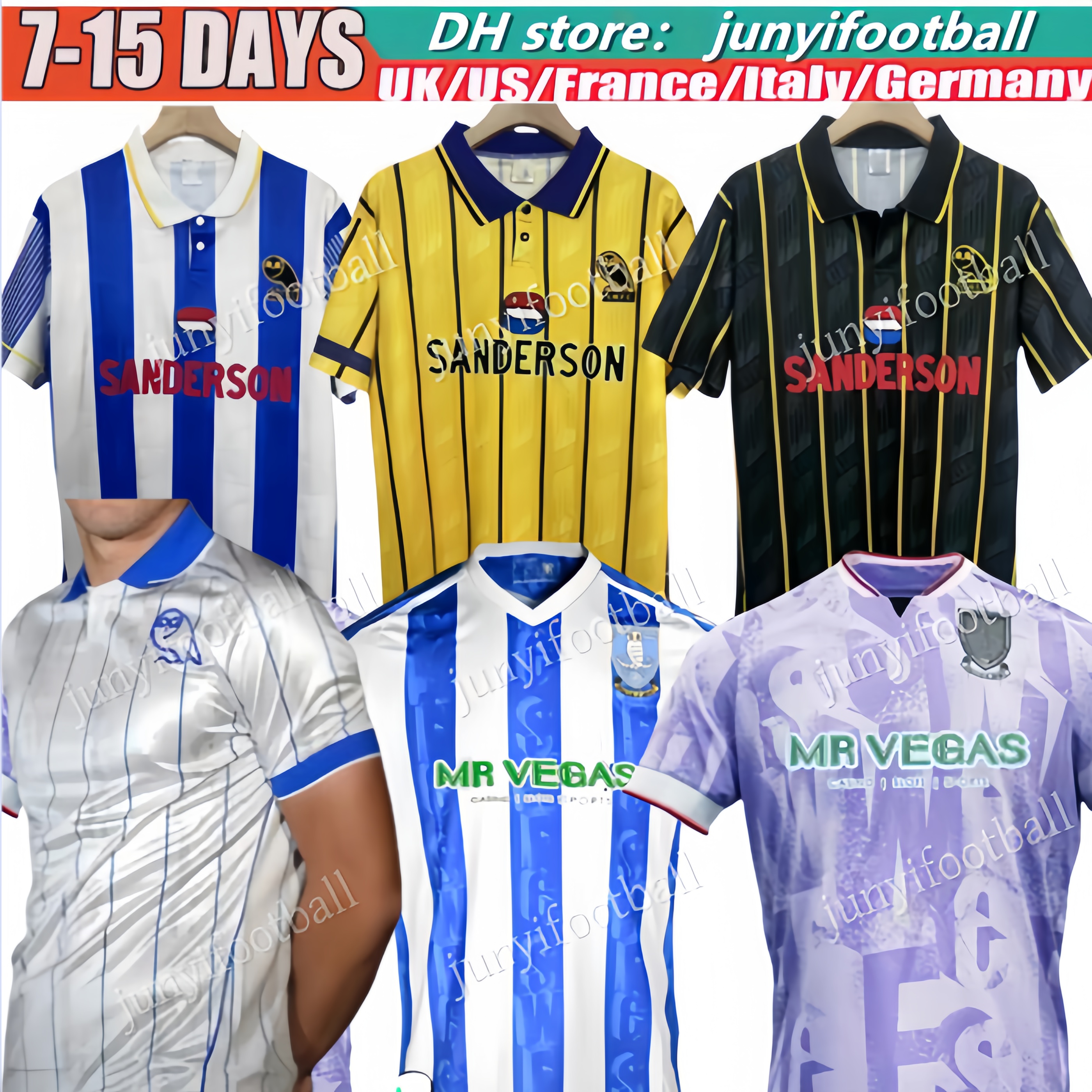 25 26 Sheffield Wednesday soccer jerseys 2025 Will Vaulks Callum Paterson Michael Smith Tyreeq Bakinson Mallik Wilks football shirts 93 94 95 retro jersey 8888