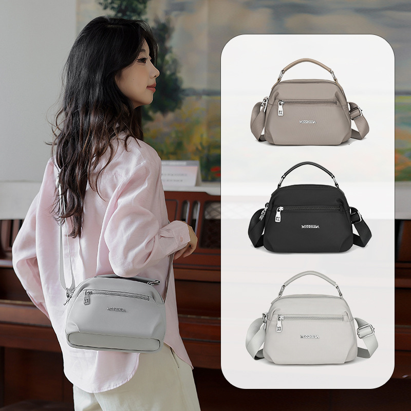 Waterproof Oxford Cloth Crossbody for Women 2025 New Casual Lightweight Large Capacity Handbag Shoulder Bag ddmymoon
