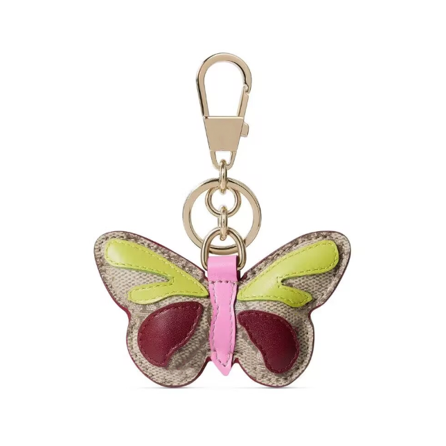 Lanyards Stylish leather Decoration Animal pouch Cartoon earphone bag coin purse designer bags charm upscale Leather butterfly charm car key ring Handbag pendant