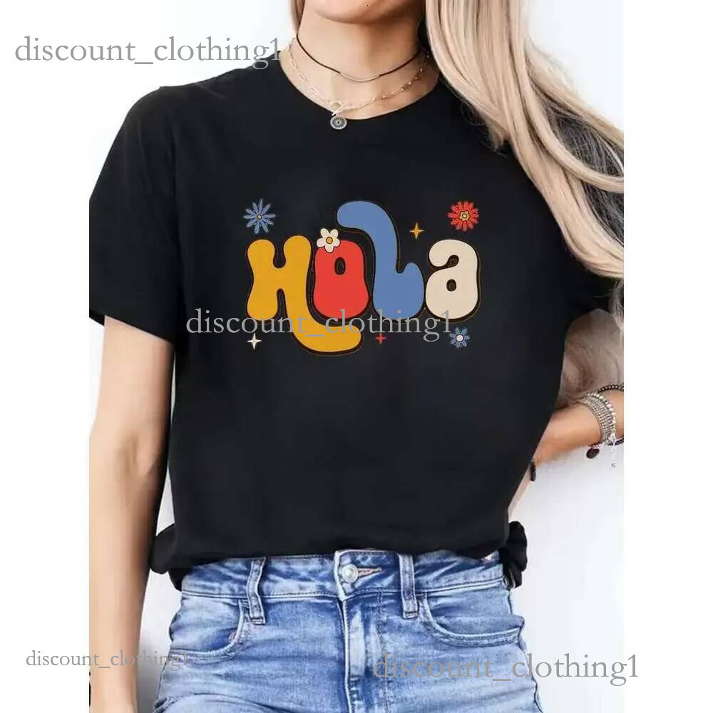 Designer shirt woman High Quality Fashion Classic tshirt Chest Letter Print Short Sleeve High Street Loose Oversize Casual t shirt Cotton Tops for wom