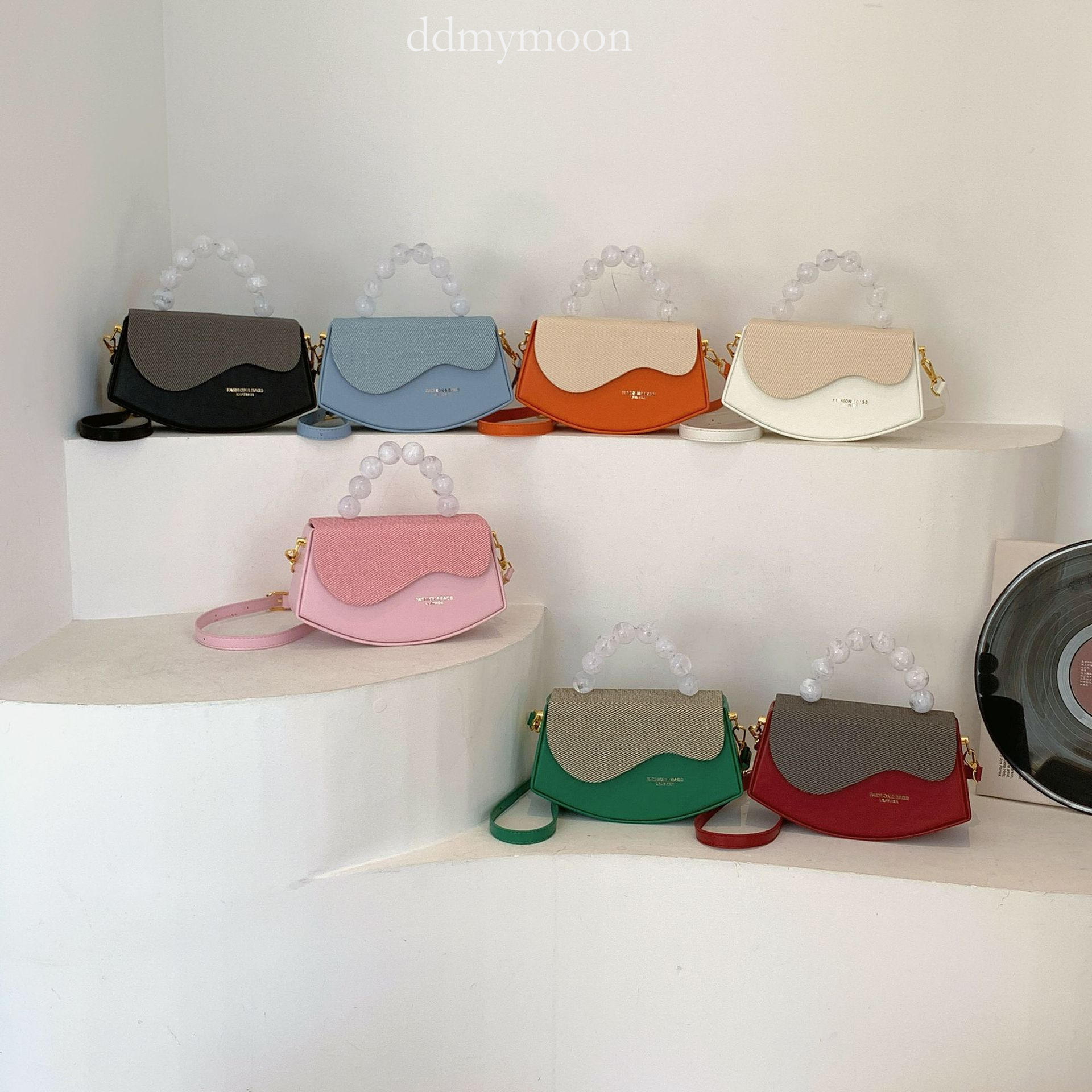 New Women's Box Full of Atmosphere Niche Mini Pearl Handheld Crossbody Ladies' Bag ddmymoon