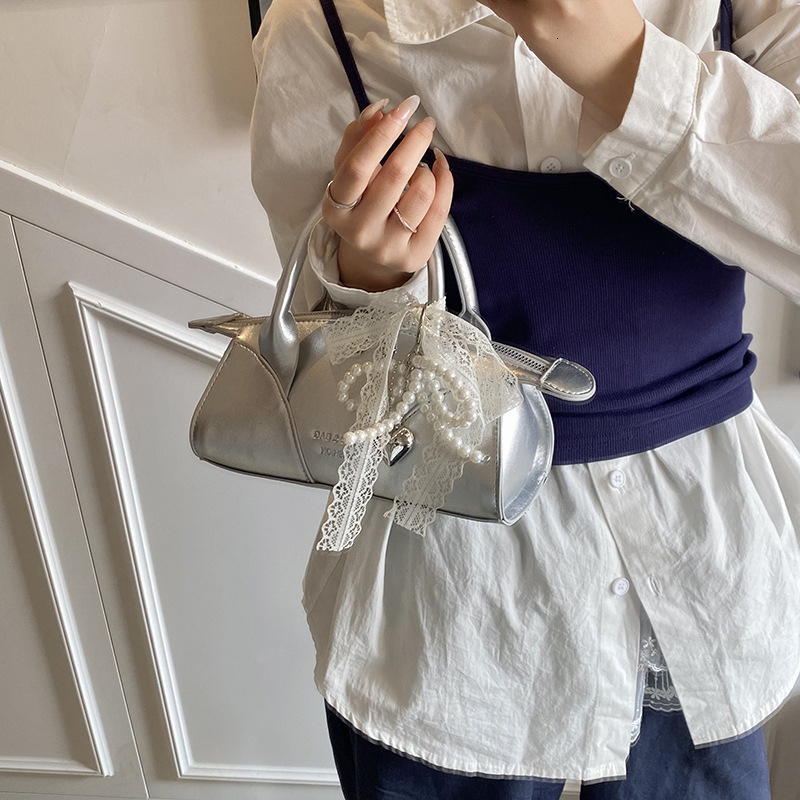 New Simple Casual Solid Color Handbag Personality Stylish Commuter Shoulder Crossbody Women's Bag ddmymoon