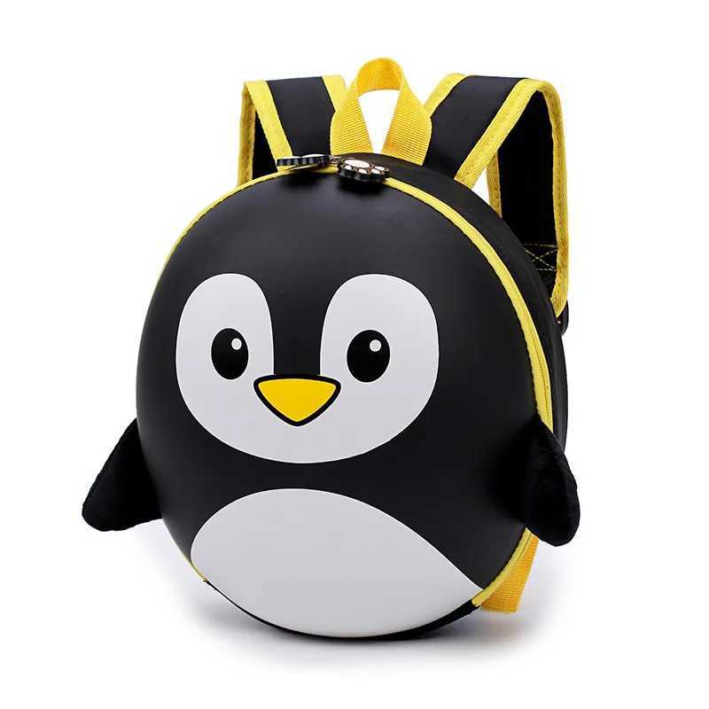 LXFZQ New EVA Penguin Orthopedic Schoolbag Children Backpack Hard Shell Backpack Kids Cartoon Mini Shoulder Bag Kids Cute Bags M250811