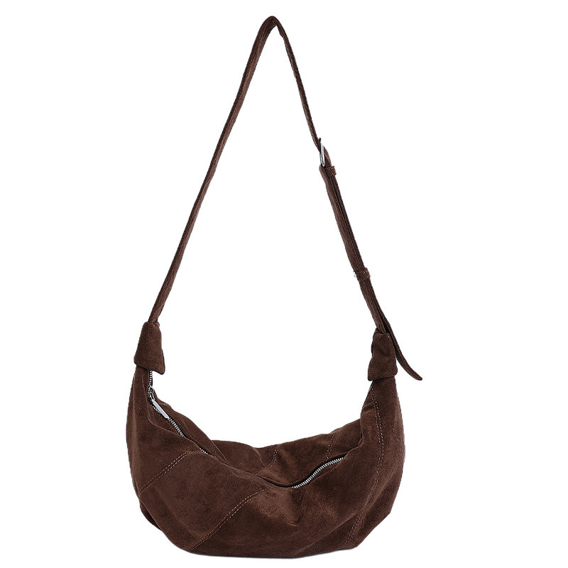 Suede Dumpling Casual Crossbody for Women 2025 New High-End Large Capacity Shoulder Underarm Bag ddmymoon