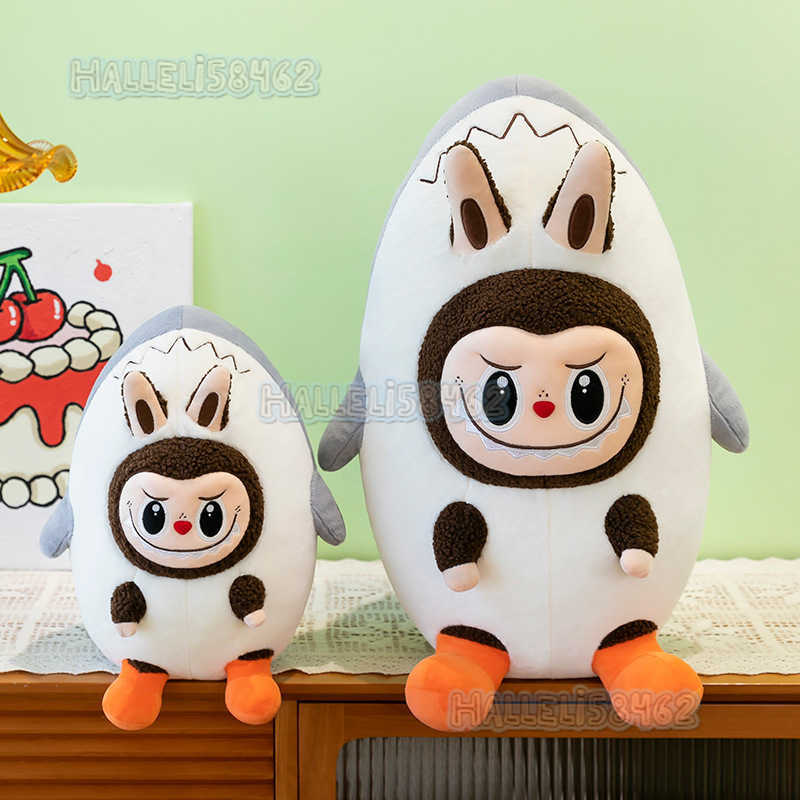 New Cute Shark Labubu Plush Toy Labubu Doll Creative Pillow Stuffed Animal H250811