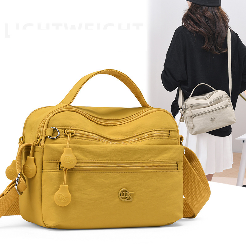 Waterproof Lightweight Nylon Cloth Women 2025 New casual Casual Multi-layer Large Capacity Shoulder Crossbody Bag ddmymoon