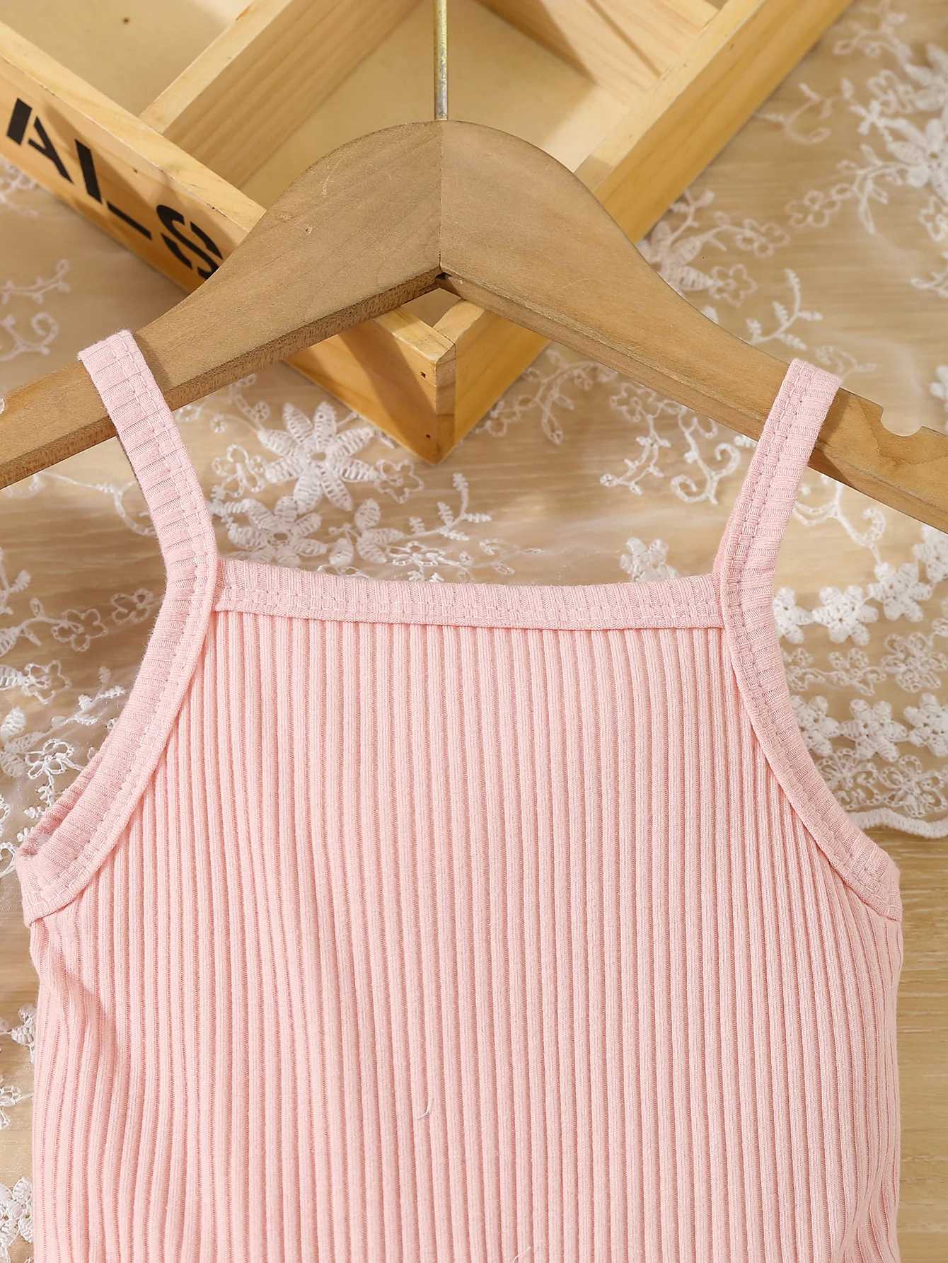 Summer Toddler Kids Girls Clothes Babys Butterfly Decor Mesh Splicing Cami Dress Elegant Sleeveless Princess Dress W250811