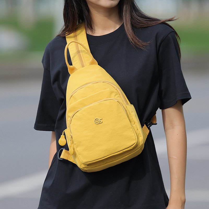 Lightweight Nylon for Women 2025 New Trendy Multifunctional Chest Bag Casual Travel Small Backpack ddmymoon
