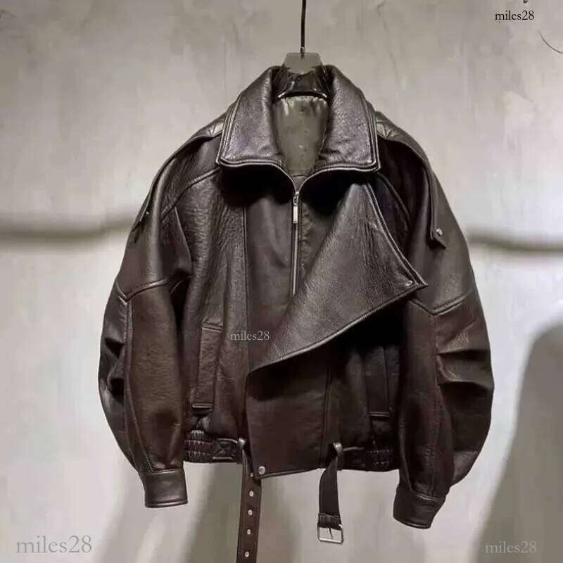 Designer Clothes Streetwear Oversized Leather Jacket Men Bomber Jackets PU Moto Bikers Coats Korean Fashion Women Outerwears Unisex