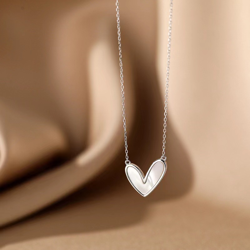 Designer Necklace Pvd Gold Plated Stainless Steel Classic Shell Heart Shaped Shell Necklace for Women Party Wedding drop ship wholesales