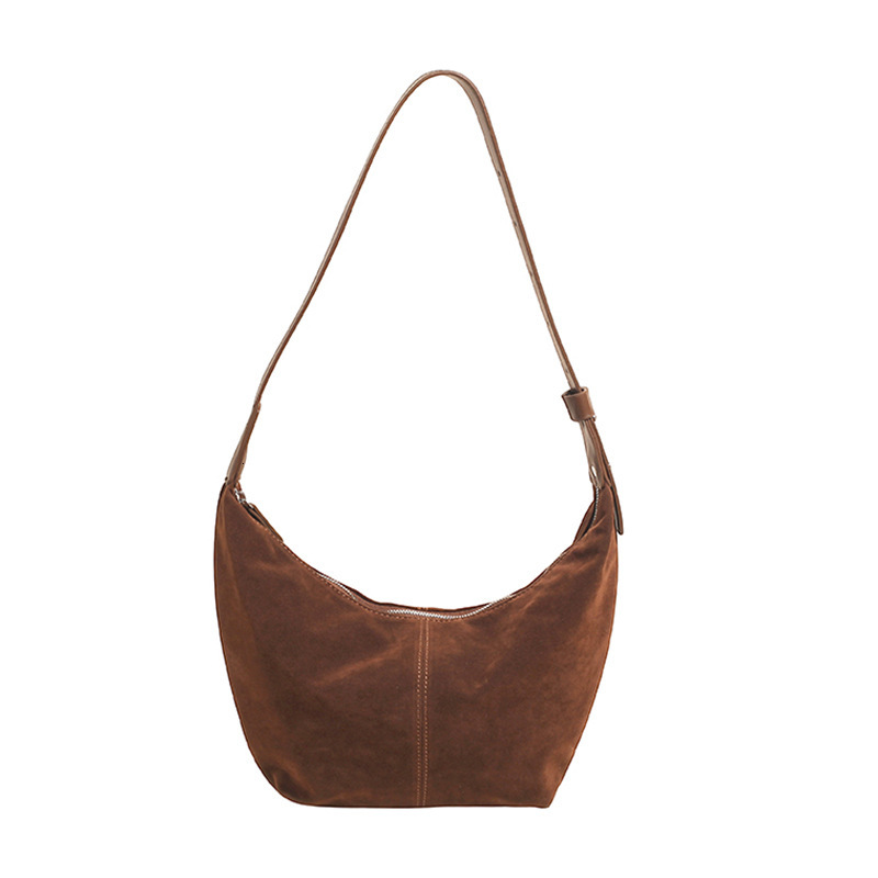 Melard Suede Dumpling for Women 2025 New Simple Large Capacity Shoulder Crossbody Bag ddmymoon