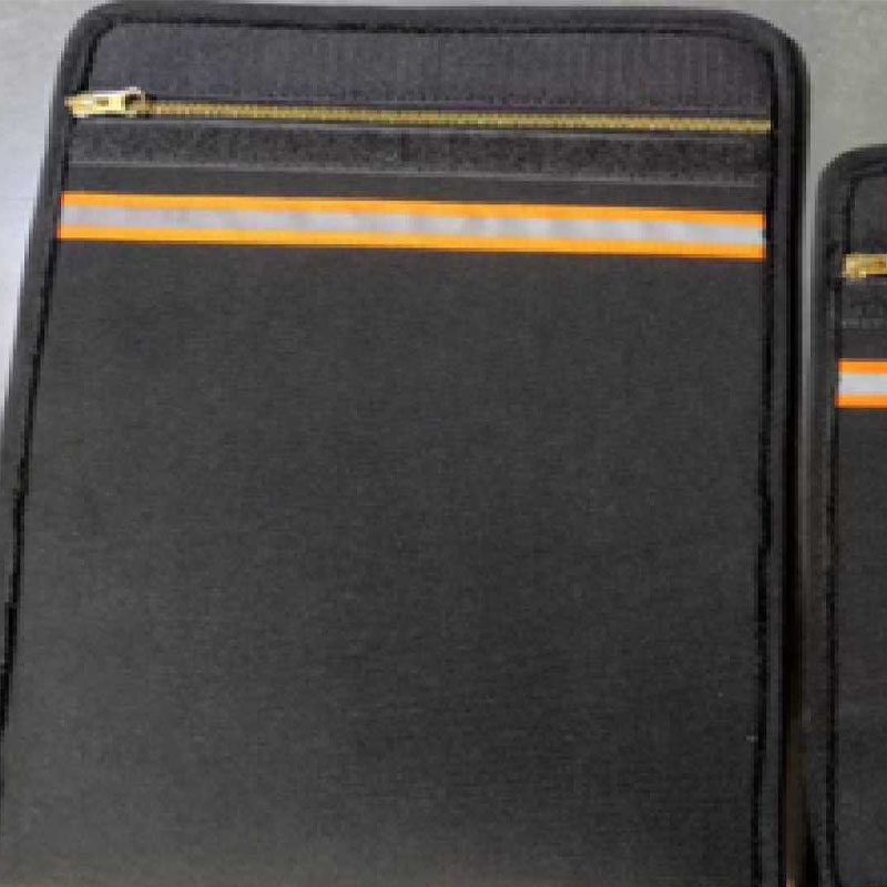 Silicone foam coated with carbon fiber fireproof bag