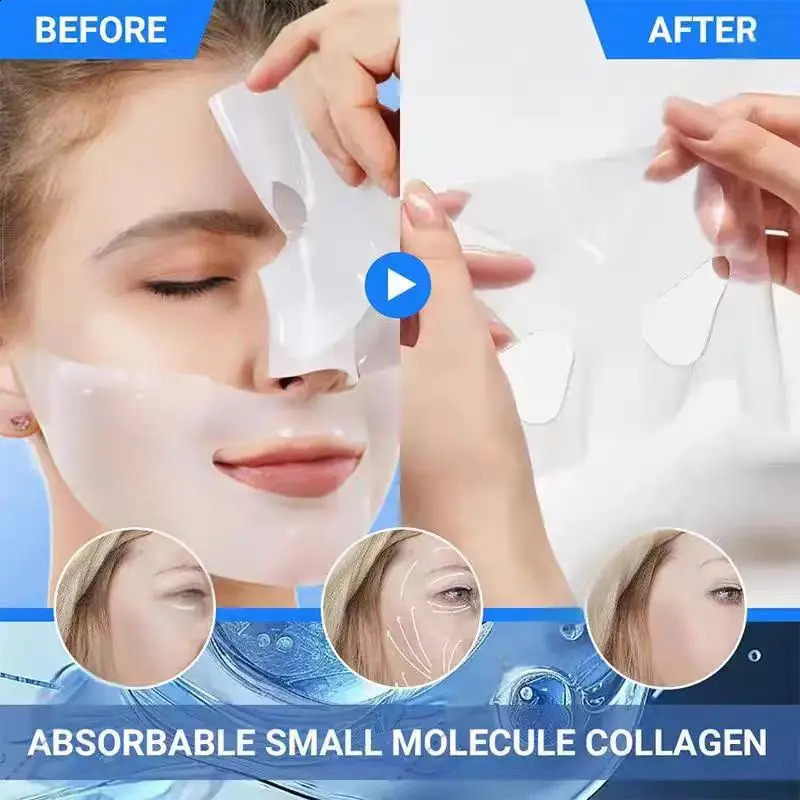 13510PCS Bio Collagen Face Mask Fade Face Fine Line Lift Firm Skin -Aging Brighten SkinCare Korean Cosmetics 250809