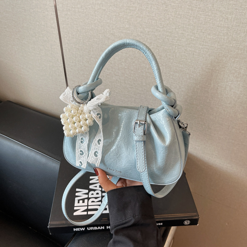 High-end Single Shoulder for Women 2025 New Fashion Casual Versatile Pearl Summer Stylish Small Crossbody Bag ddmymoon
