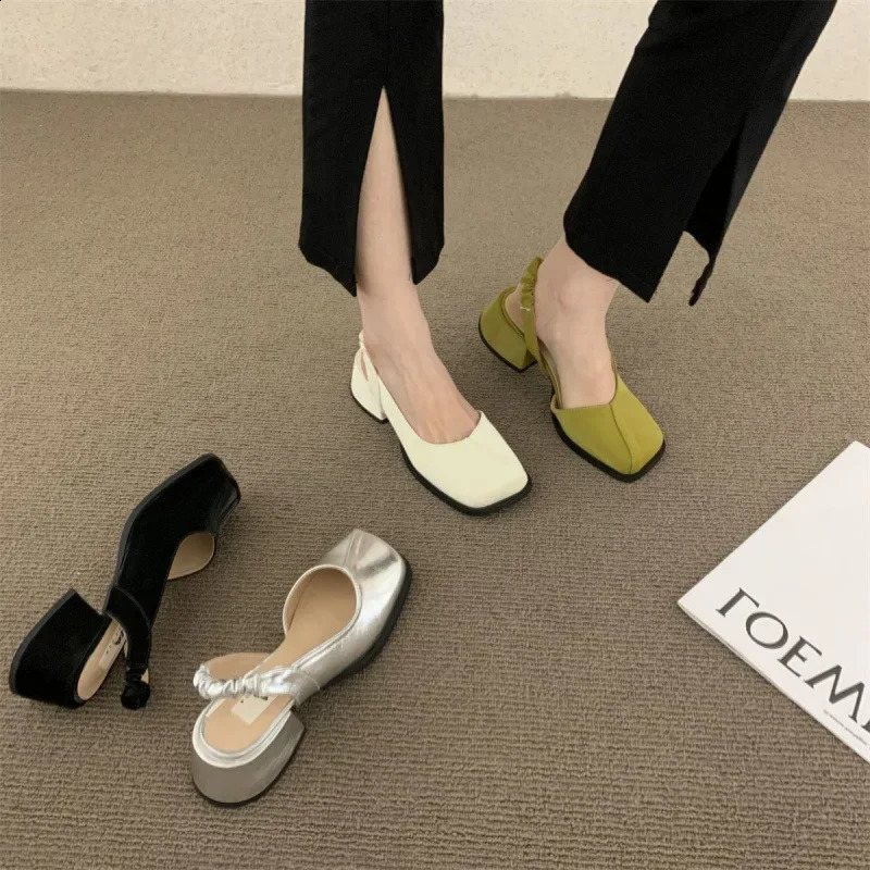 Womens Vintage Versatile Mary Jane Shoes Single Shoe Autumn Style Flat Heel Rubber Outsole Comfortable Polyurethane Insole 250805