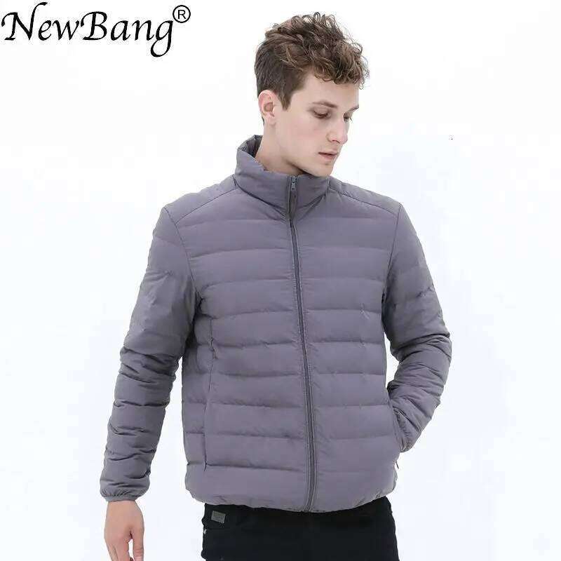 Matt Fabric Ultra Light Men Winter Men's Down Windbreaker Feather Jacket Man Lightweight Portable Warm Coat