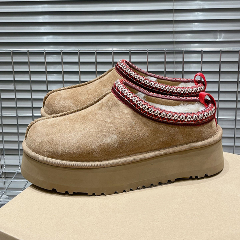 Designer Classic Ultra Mini Boots Snow Boot Platform Short Women Men Fur Sheepskin Tasman Tazz Chestnut Sand Mustard Seed boot mini boots 231 44444