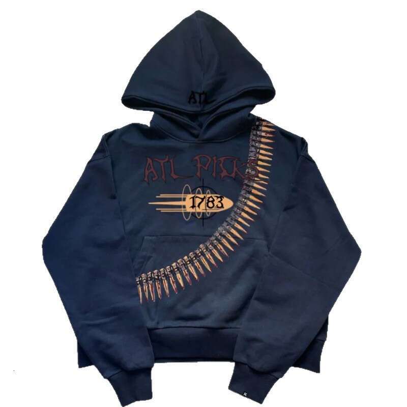 Brand Sweatshirt Letter Print Hoodie Street Fashion Unisex Bullet Creative Trendy Top